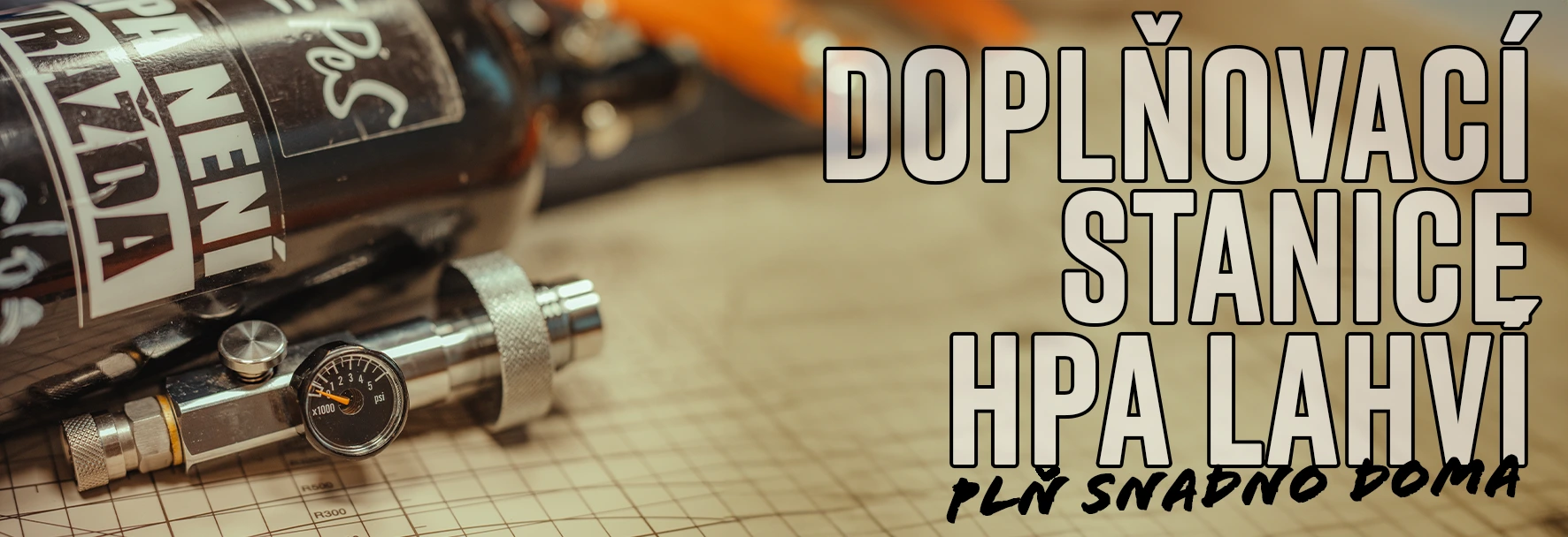 Doplňovací stanice HPA lahví