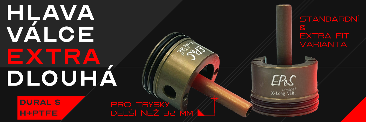 Extra dlouhá hlava válce 