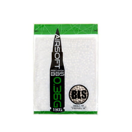 BB kuličky BLS - 0,36g - 2800ks - bílé