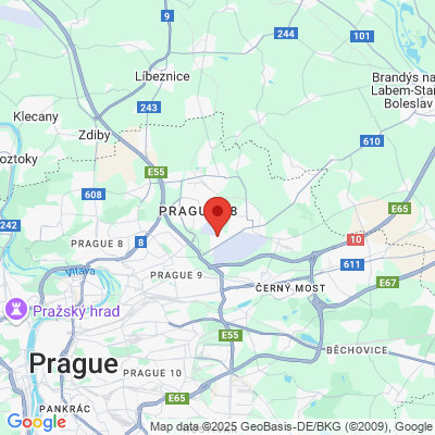 Google map: Košařova 749/23 197 00 Praha 19 - Kbely